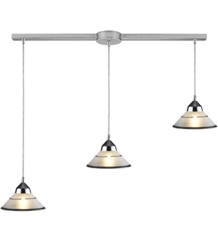 Refraction 3 Light Pendants in Polished Chrome 1477/3L