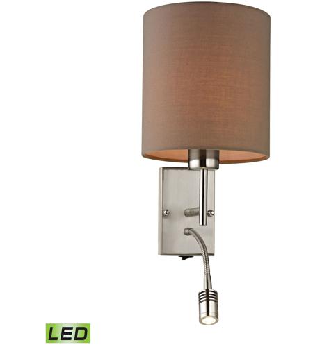 ELK 17151/2-LED Regina LED 7 inch Brushed Nickel Sconce Wall Light