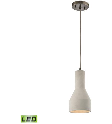 ELK 45331/1-LED Urban Form LED 6 inch Black Nickel Mini Pendant Ceiling Light