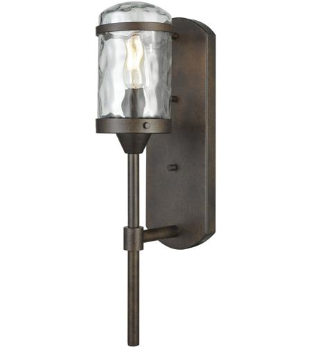 Elk 45410 1 Torch 1 Light 17 Inch Hazelnut Bronze Outdoor Sconce