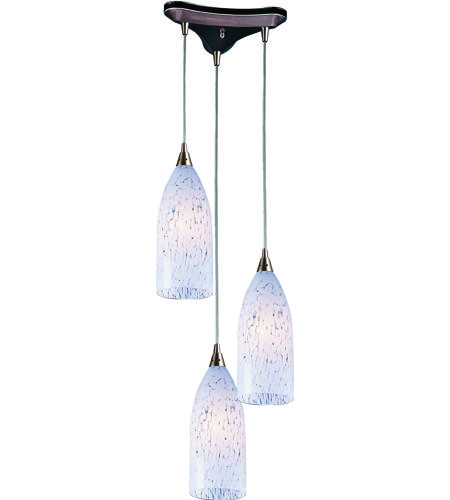 Verona 3 Light Pendants in Satin Nickel 502 3SW