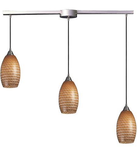 Mulinello 3 Light Pendants in Satin Nickel 517 3L C