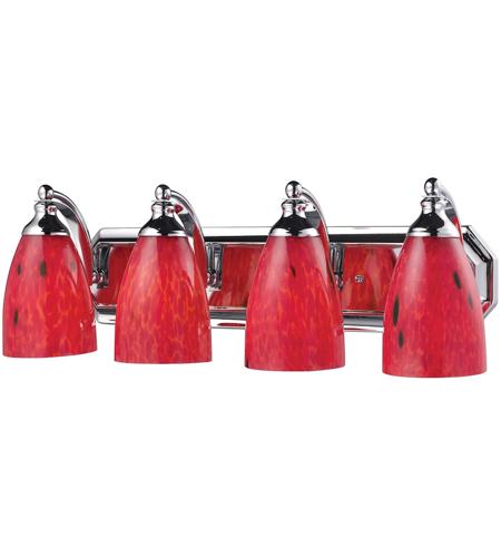 Vanity 4 Light Bathroom Vanity Lights in Polished Chrome 570 4C FR