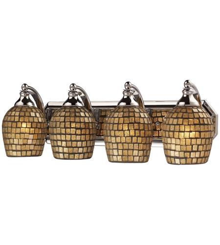 Vanity 4 Light Bathroom Vanity Lights in Polished Chrome 570 4C GLD