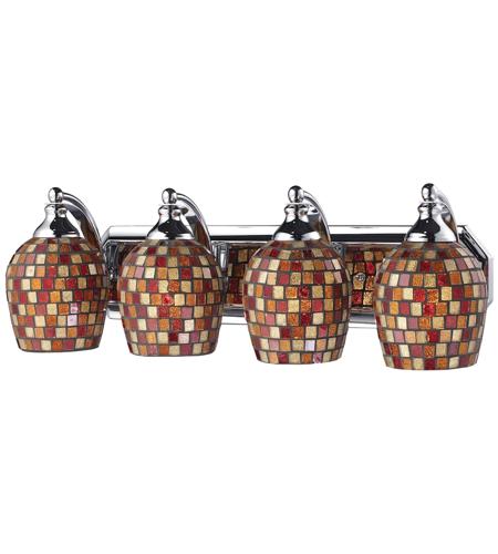 Vanity 4 Light Bathroom Vanity Lights in Polished Chrome 570 4C MLT