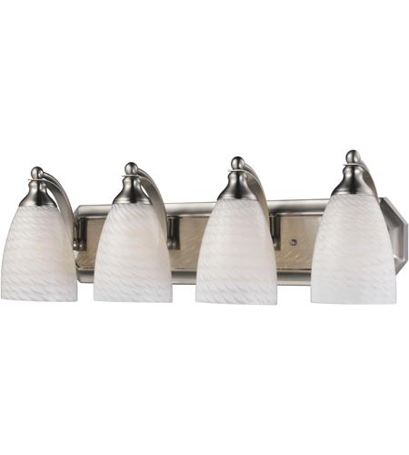 Vanity 4 Light Bathroom Vanity Lights in Satin Nickel 570 4N WS