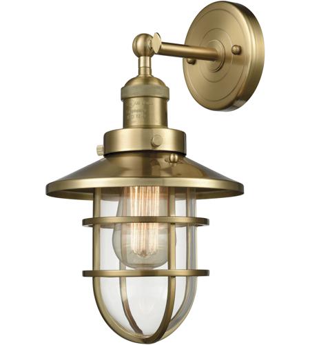 ELK 66386-1 Seaport 1 Light 8 inch Satin Brass Wall Sconce Wall Light