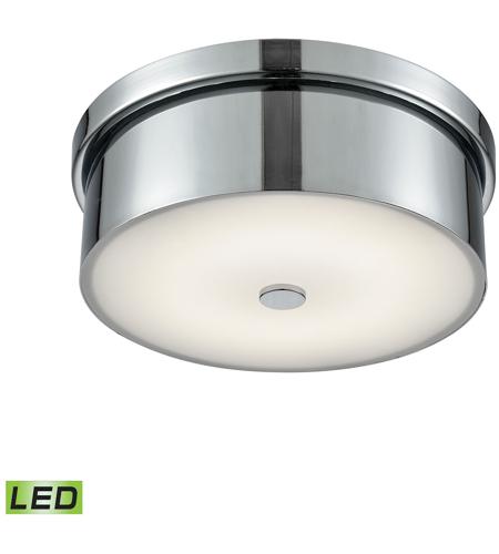 Elk Fml4925 10 15 Towne Led 12 Inch Chrome Flush Mount Ceiling Light Small