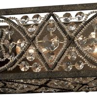 Elk 11586 4 Amherst 4 Light 24 Inch Antique Bronze Vanity Light Wall Light