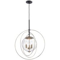 ELK 14386/3 Zonas 3 Light 23 inch Oil Rubbed Bronze with Polished Gold Chandelier Ceiling Light photo thumbnail