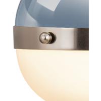 ELK 14514/1 Harmelin 1 Light 7 inch Pale Blue with Brushed Steel Mini Pendant Ceiling Light alternative photo thumbnail