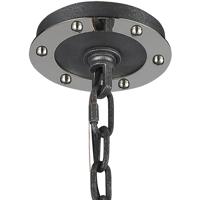 ELK 15236/8 Riveted Plate 8 Light 28 inch Silverdust Iron with Polished Nickel Chandelier Ceiling Light 15236_8_alt2.jpg thumb