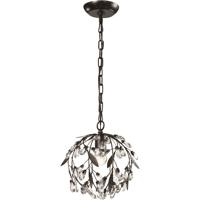 ELK 18133/1 Circeo 1 Light 10 inch Deep Rust with Clear Mini Pendant Ceiling Light photo thumbnail