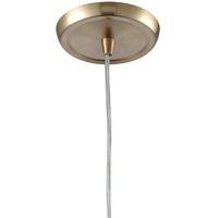 Polished Nickel Elk Lighting 21105/1 Pendant Light Satin Brass