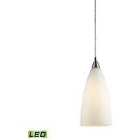 ELK 2580/1-LED Vesta LED 5 inch Satin Nickel Mini Pendant Ceiling Light in 1, Standard thumb