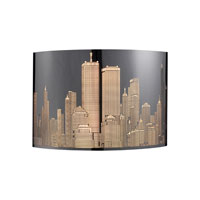 ELK Lighting Skyline 2 Light Wall Sconce in Polished Stainless Steel 31035/2 photo thumbnail