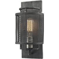 ELK 31235/1 Slatington 1 Light 6 inch Brushed Nickel with Silvered Graphite Sconce Wall Light photo thumbnail