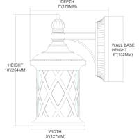 ELK 42036/1 Barrington Gate 1 Light 10 inch Hazelnut Bronze Outdoor Sconce