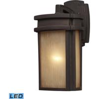 ELK 42140/1-LED Sedona LED 13 inch Clay Bronze Outdoor Sconce thumb