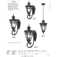 Elk Anise Collection 1 light outdoor sconce in Textured Matte Black 45076/1 