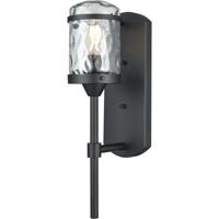 ELK 45400/1 Torch 1 Light 17 inch Charcoal Black Outdoor Sconce photo thumbnail