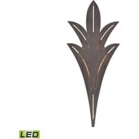 ELK 57190/LED Palm Fronds LED 18 inch Bronze Rust Outdoor Sconce photo thumbnail