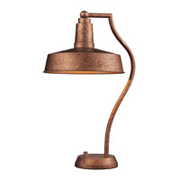 ELK Lighting Walden 1 Light Table Lamp in Bellwether Copper 65132-1 photo thumbnail