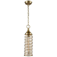 ELK 65241/1 Spring 1 Light 5 inch Satin Brass Pendant Ceiling Light thumb