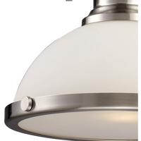 Elk 66423-1 Chadwick 1-Light Pendant 14-Inch H By 13-Inch W Satin Nickel And Cappa Shell