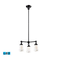 ELK 66218-3-LED Quinton Parlor LED 19 inch Oiled Bronze Chandelier Ceiling Light thumb