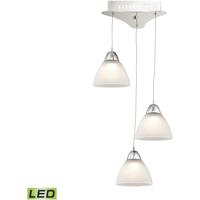 ELK LCA303-10-15 Piatto LED 11 inch Chrome Mini Pendant Ceiling Light thumb
