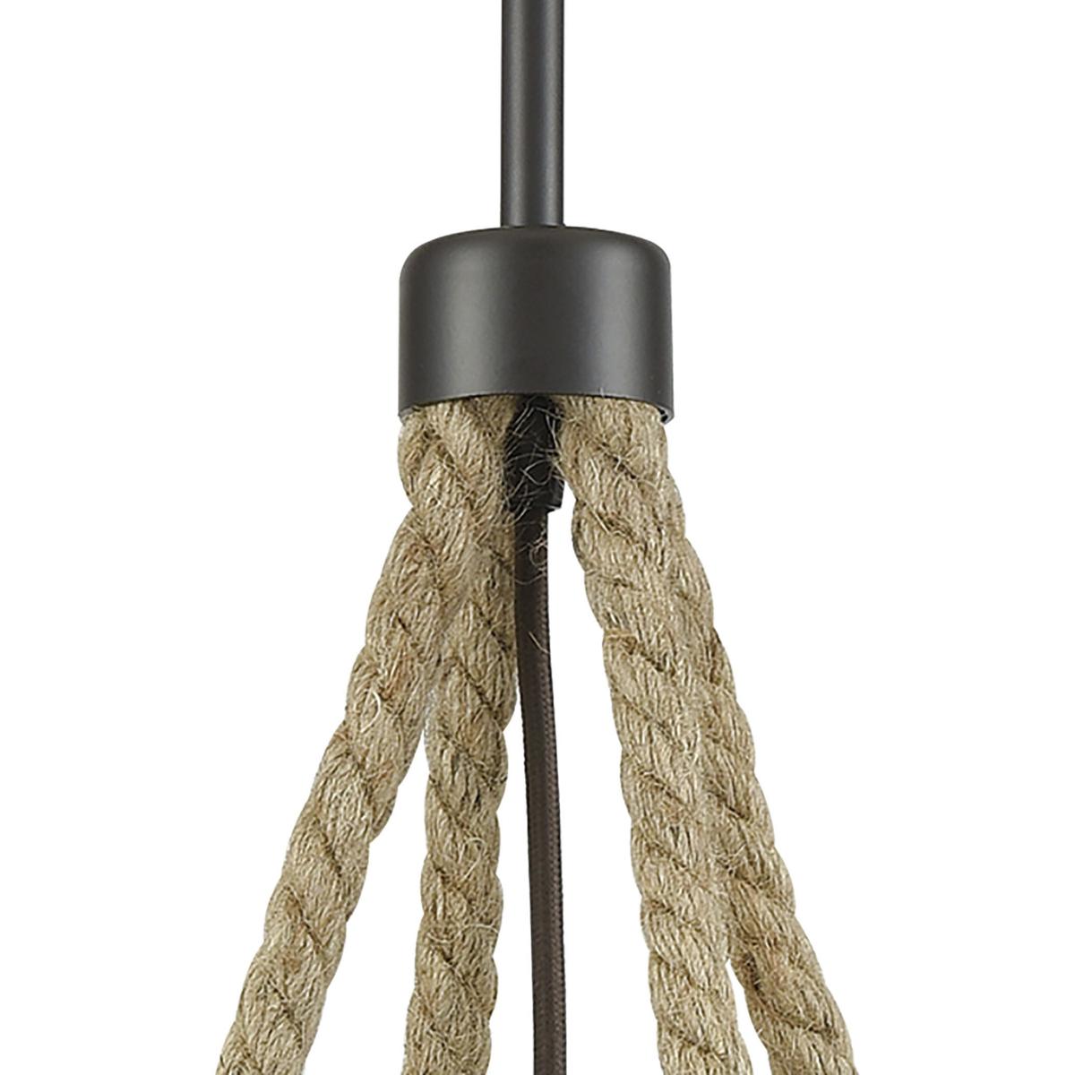 elk lighting rope chandelier