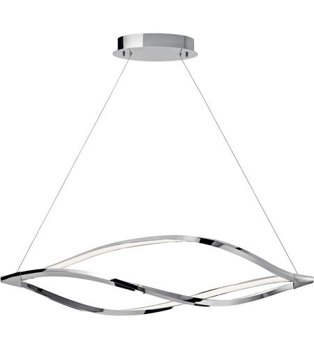 Elan 83385 Meridian LED 14 inch Chrome Chandelier Round Pendant Ceiling  Light