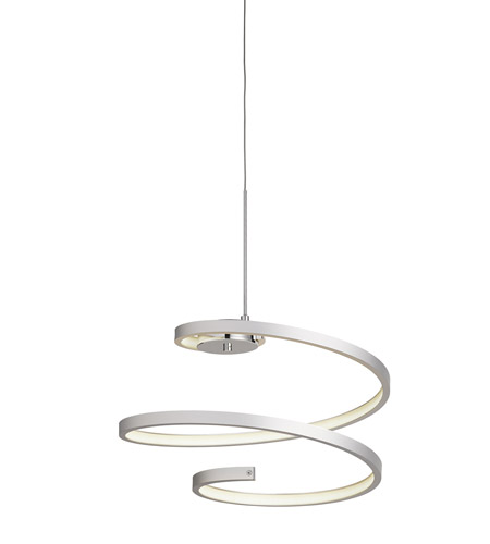 Elan 83575 Tintori Led Chrome And Oxidized Silver Pendant Ceiling Light Canopy Is 7