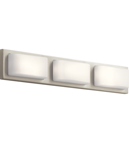 Elan 83897 Kelsi Led 27 Inch Brushed Nickel Vanity Light Wall Light