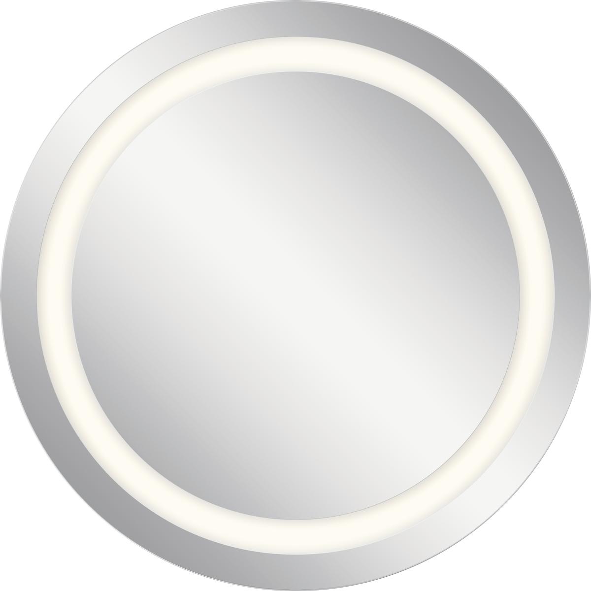 Elan 83996 Ohio 33.5 X 33.5 inch Unfinished Wall Mirror, Backlight