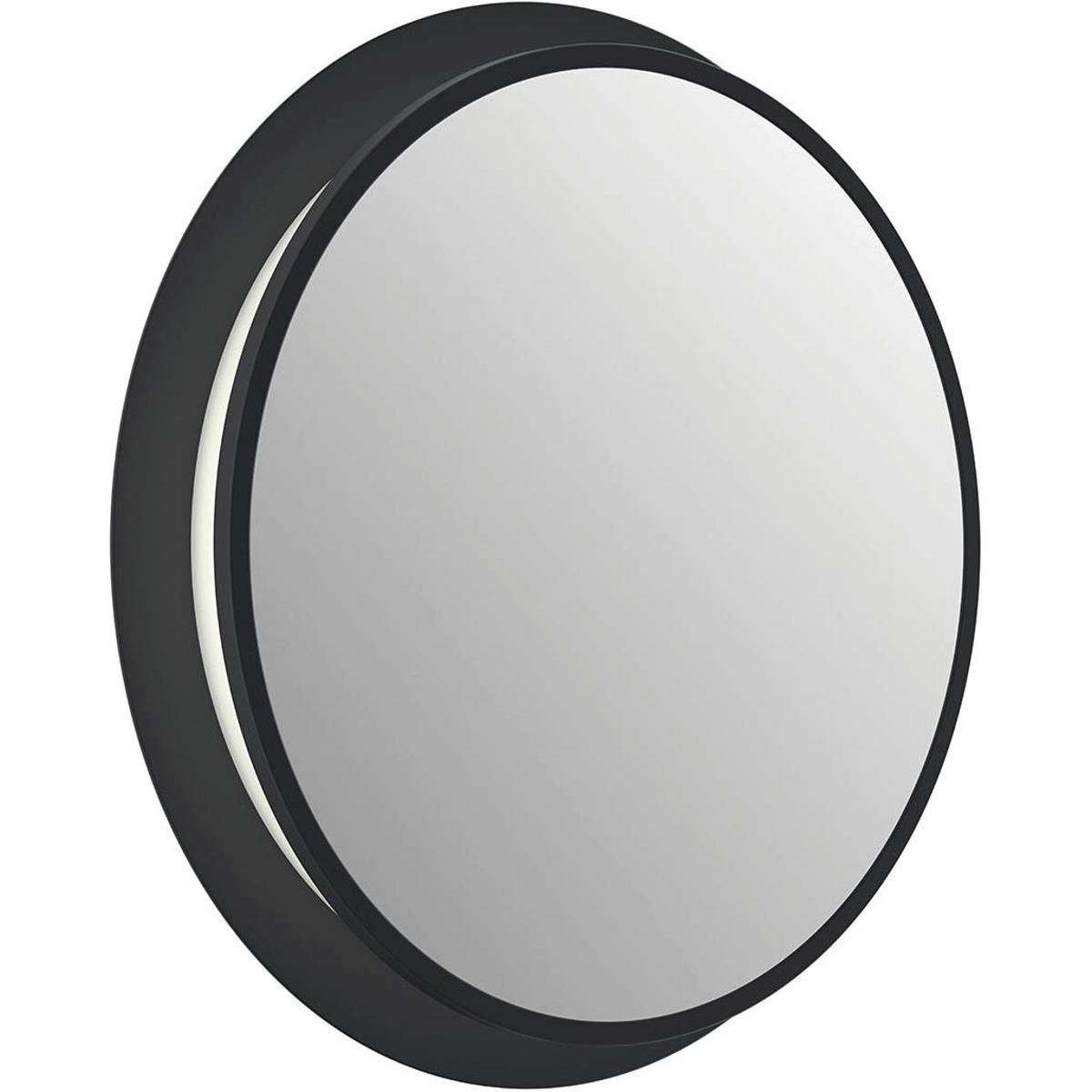 Elan 86004MBK Chennai 30 X 30 inch Matte Black Wall Mirror