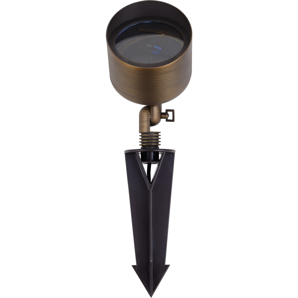 Elitco Lighting C039P Aera 50 watt Antique Brass Landscape Spot Light