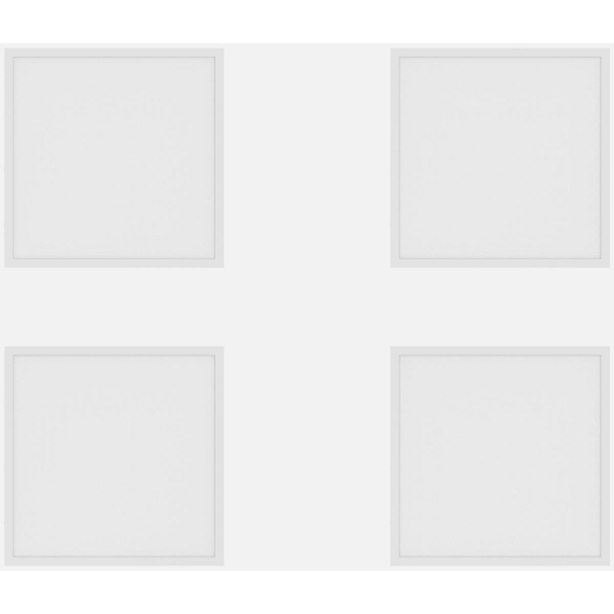 Elitco Lighting PAN01-2424-4PK Panel light 24 inch White Panel Light Ceiling Light, Pack of 4