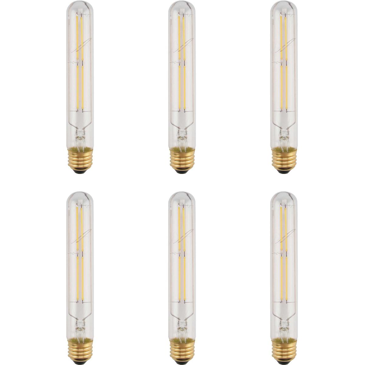 Elitco Lighting T10LED201-6PK Anthony T10 E26 8 watt 120 3000K LED Light Bulb, Pack of 6