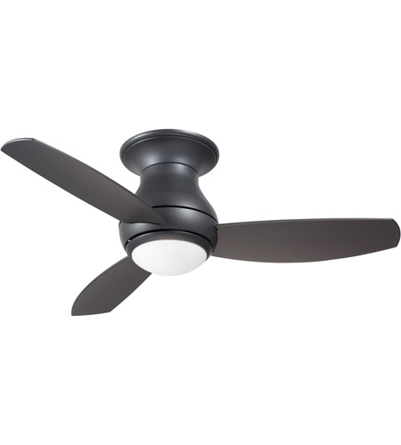 Emerson Cf144lgrt Curva Sky 44 Inch Graphite With All Weather Graphite Blades Outdoor Ceiling Fan Flushmount