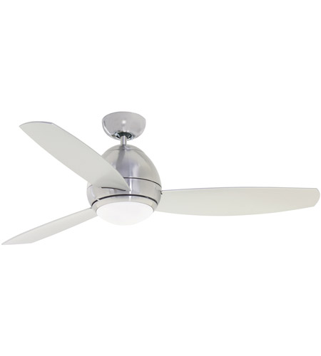 Emerson Cf253lbs Curva 52 Inch Brushed Steel Indoor Ceiling Fan