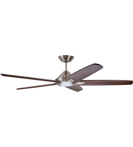 Emerson Cf515co60bs Dorian Eco 60 Inch Brushed Steel With Coffee Blades Indoor Ceiling Fan