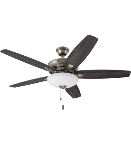 Ashland 52 Inch Antique Pewter With Charcoal Timber Gray Blades Indoor Ceiling Fan