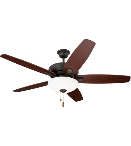 Emerson CF717ORB Ashland 52 inch Oil Rubbed Bronze with Dark Cherry ...