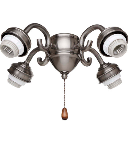 Transitional Led Antique Pewter Ceiling Fan Fitter