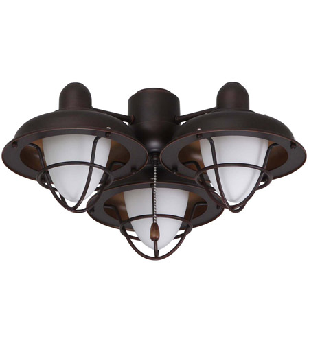 Emerson Lk40orb Boardwalk Cage 3 Light Oil Rubbed Bronze Fan Light Kit