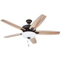 Emerson CF717AORB Ashland 52 inch Oil Rubbed Bronze with Aged Oak/Natural Blades Indoor Ceiling Fan photo thumbnail