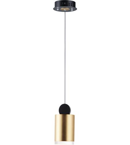 Et2 E20862 75bkgld Nob Led 4 Inch Black And Gold Single