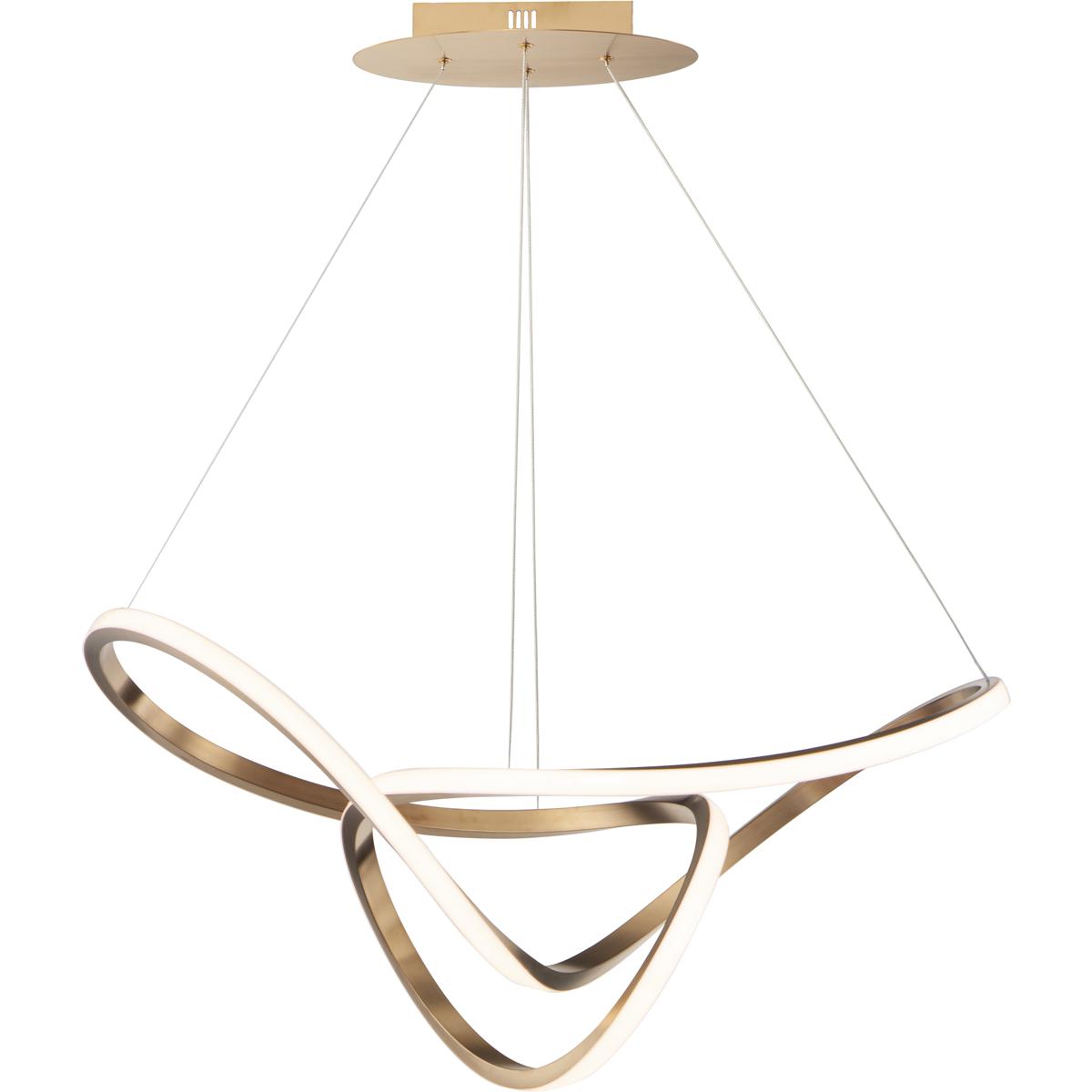 ET2 E20454BCN Perpetual LED 32 inch Brushed Champagne Single Pendant Ceiling Light